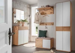 Online Gradel Schuhschrank Riva Eiche / Weißglas