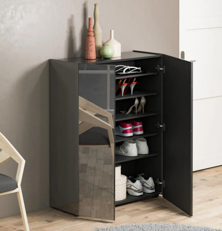 Sale Schuhschrank Tanko Anthrazit