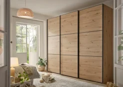 Discount Staud Schwebetürenschrank Includo 249 x 222 cm Artisan-Eiche