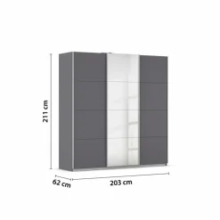 rauch ORANGE Schwebetürenschrank Kulmbach Plus 203 x 210 cm