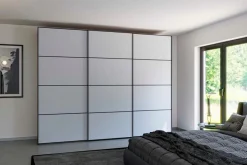 New Jutzler Schwebetürenschrank Liventio 300 x 236 cm Hellgrau