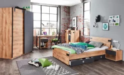 Discount WIMEX Schwebetürenschrank Liverpool 180 x 198 cm Eiche