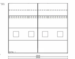 SCHÖNER WOHNEN-Kollektion Schwebetürenschrank Multiline 270 x 230 cm
