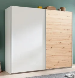 Composad Schwebetürenschrank Mundi SZ 251 x 223 cm Weiß