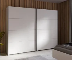 Sale FORTE Schwebetürenschrank Nektarius 270 x 211 cm Grau