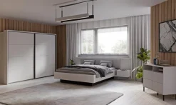 Sale FORTE Schwebetürenschrank Nektarius 270 x 211 cm Grau