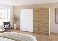 New rauch ORANGE Schwebetürenschrank Quadra 271 x 210 cm Weiß