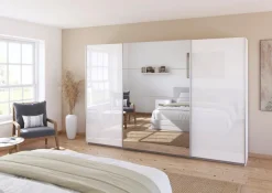 rauch ORANGE Schwebetürenschrank Quadra 315 x 229 cm Weiß