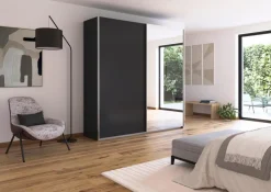 Best rauch ORANGE Schwebetürenschrank Quadra 225 x 229 cm Grau