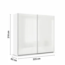 rauch ORANGE Schwebetürenschrank Quadra 225 x 210 cm