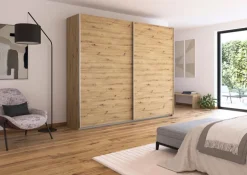 rauch ORANGE Schwebetürenschrank Quadra 271 x 229 cm Artisan-Eiche