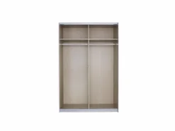 Sale rauch ORANGE Schwebetürenschrank Quadra 136 x 210 cm Weiß