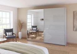 rauch ORANGE Schwebetürenschrank Quadra 271 x 229 cm Seidengrau