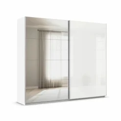 Online rauch ORANGE Schwebetürenschrank Quadra 271 x 229 cm Weiß