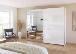 Online rauch ORANGE Schwebetürenschrank Quadra 271 x 229 cm Weiß