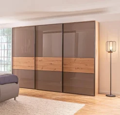 Staud Schwebetürenschrank Sinfonie 298 x 240 cm Mocca