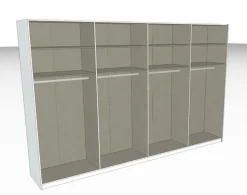 Online rauch ORANGE Schwebetürenschrank Syncrono 361 x 230 cm Weiß
