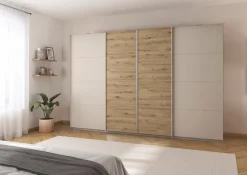 New rauch ORANGE Schwebetürenschrank Syncrono 271 x 211 cm Champagner