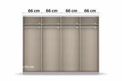 New rauch ORANGE Schwebetürenschrank Syncrono 271 x 211 cm Champagner