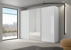 Best Composad Schwebetürenschrank Systema 301 x 223 cm Weiß