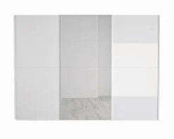 Best Composad Schwebetürenschrank Systema 301 x 223 cm Weiß