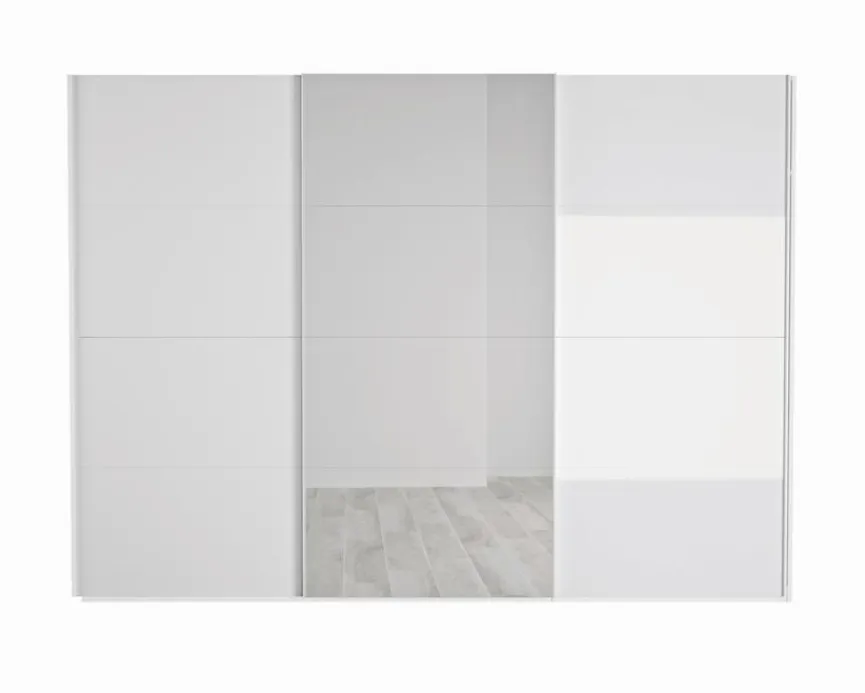 Best Composad Schwebetürenschrank Systema 301 x 223 cm Weiß