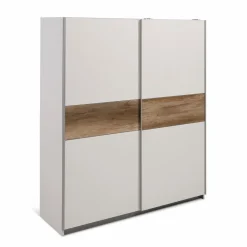 Online FORTE Schwebetürenschrank Winnie 150 x 190 cm Weiß