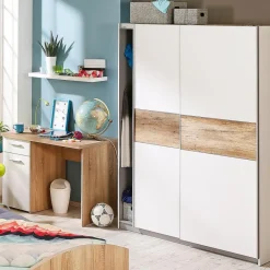 Online FORTE Schwebetürenschrank Winnie 150 x 190 cm Weiß