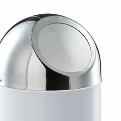 Hot Schwingdeckeleimer 18 cm Weiß