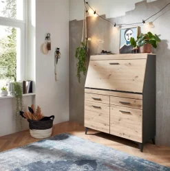 Innostyle Sekretär Secret Artisan-Eiche