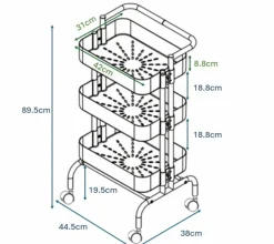 Sale Servierwagen Alea Weiß