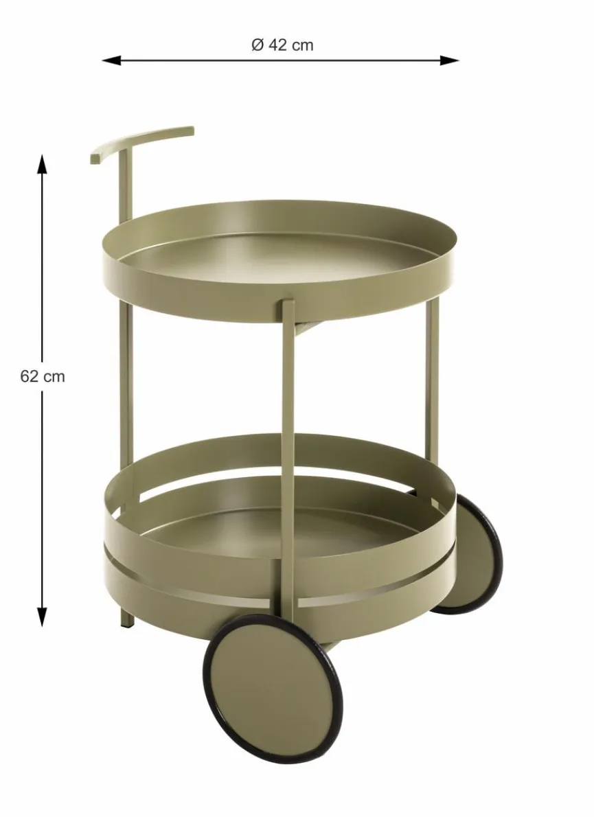 Discount Haku Servierwagen Elena Mineral Green