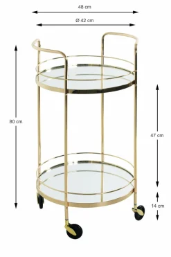 Discount Haku Servierwagen Palais Transparent