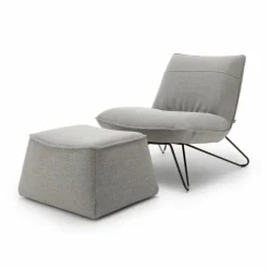 Best Rolf Benz Sessel 394 Silbergrau