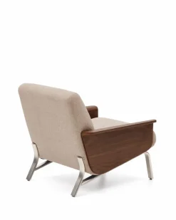 Kave Home Sessel Amsen Hellbraun