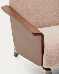 Kave Home Sessel Amsen Hellbraun