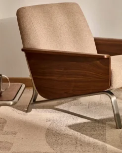 Kave Home Sessel Amsen Hellbraun