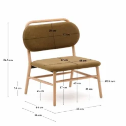 Online Kave Home Sessel Helda Grün