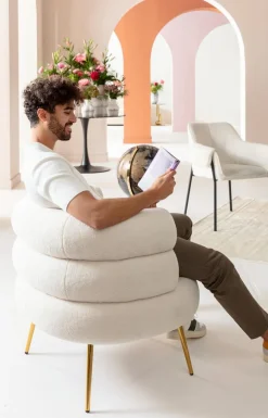 Discount KARE DESIGN Sessel Livelli 80114 Weiß