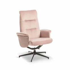Sessel mit Hocker Brixen Rosa