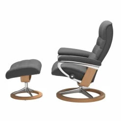 Clearance STRESSLESS Sessel mit Hocker M Opal Signature Grey