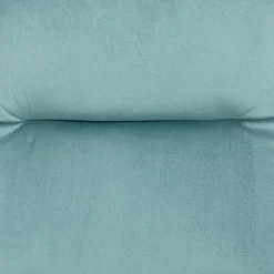 Discount Sessel mit Hocker Mals Blau