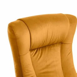 Outlet Sessel mit Hocker Meran Gelb