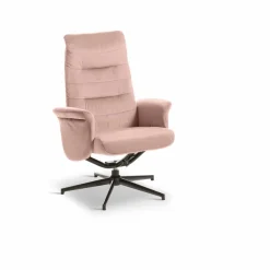 Discount Sessel mit Hocker Moena Rosa