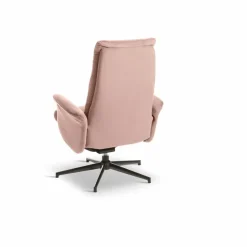 Discount Sessel mit Hocker Moena Rosa