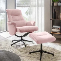 Sessel mit Hocker Roger