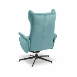 Clearance Sessel mit Hocker Vals Blau