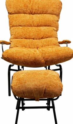 Hot KARE DESIGN Sessel mit Hocker Vienna 87842 Gelb