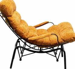 Hot KARE DESIGN Sessel mit Hocker Vienna 87842 Gelb