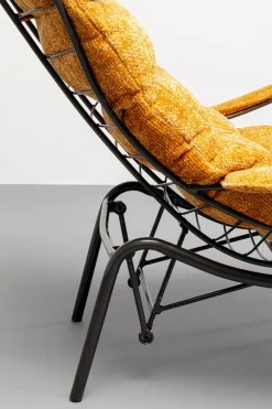 Hot KARE DESIGN Sessel mit Hocker Vienna 87842 Gelb